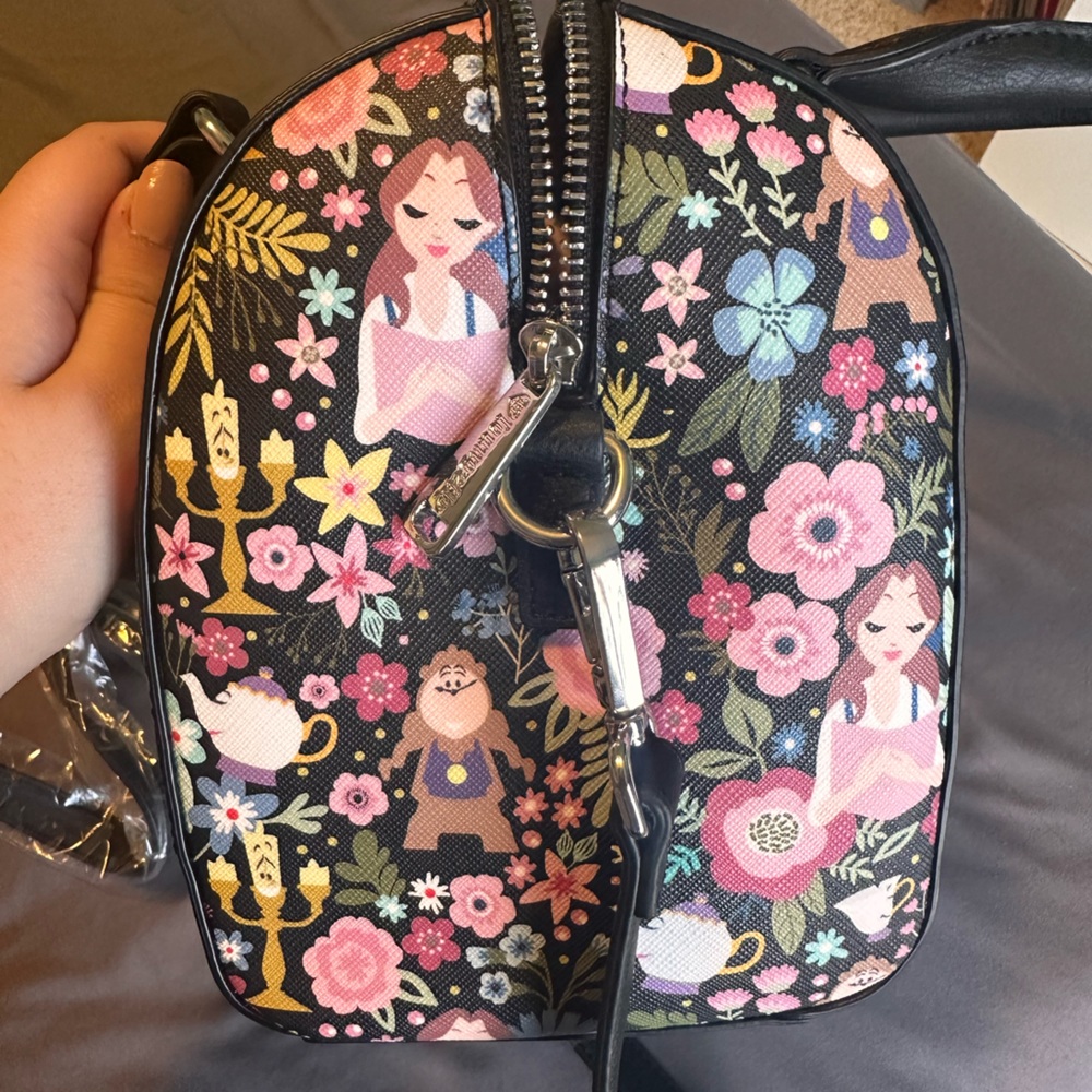 Disney Beauty And The Beast Aop Loungefly Floral … - image 6